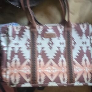 Wrangler Aztec Patterned Tote Bag